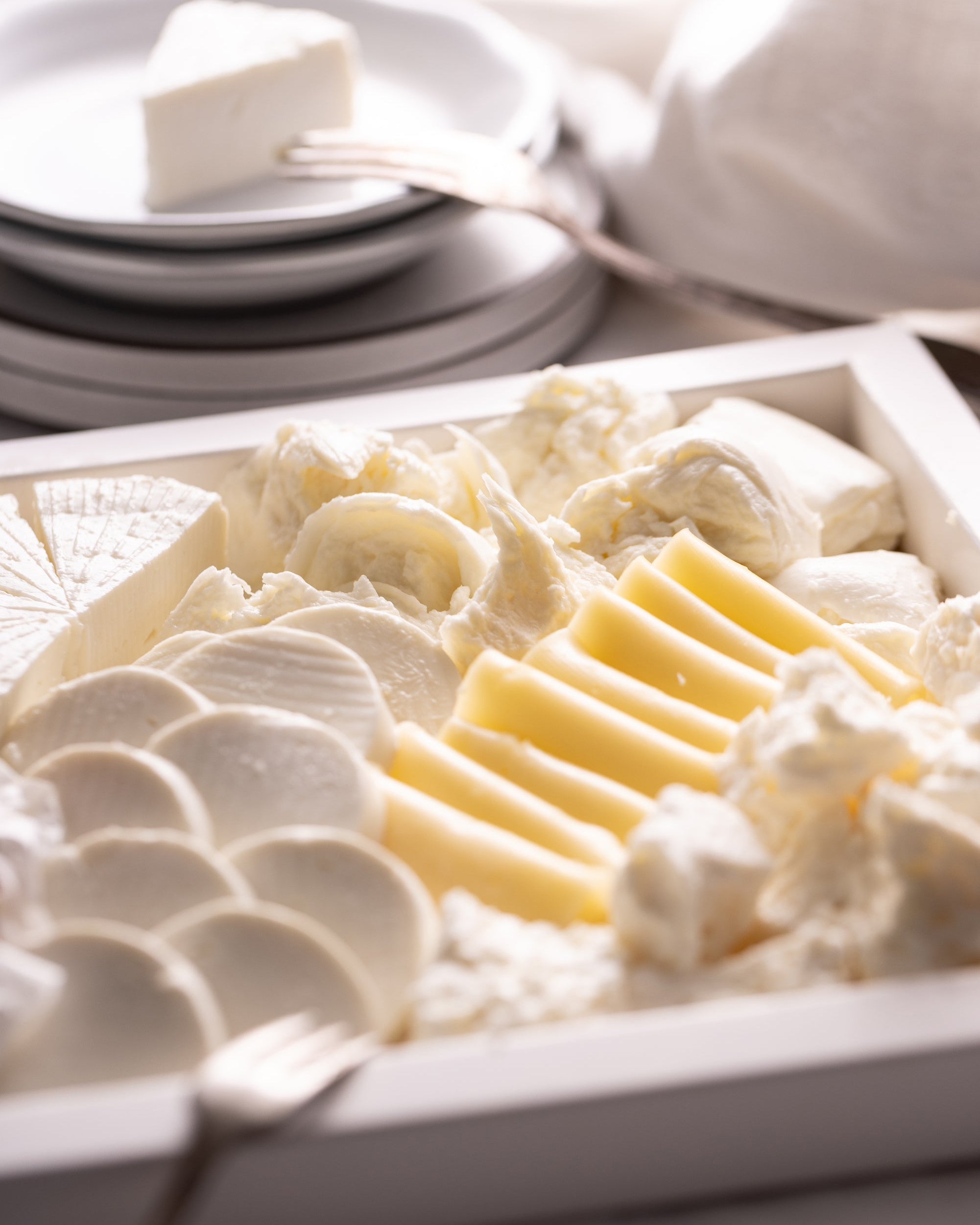 מגש גבינות רכות