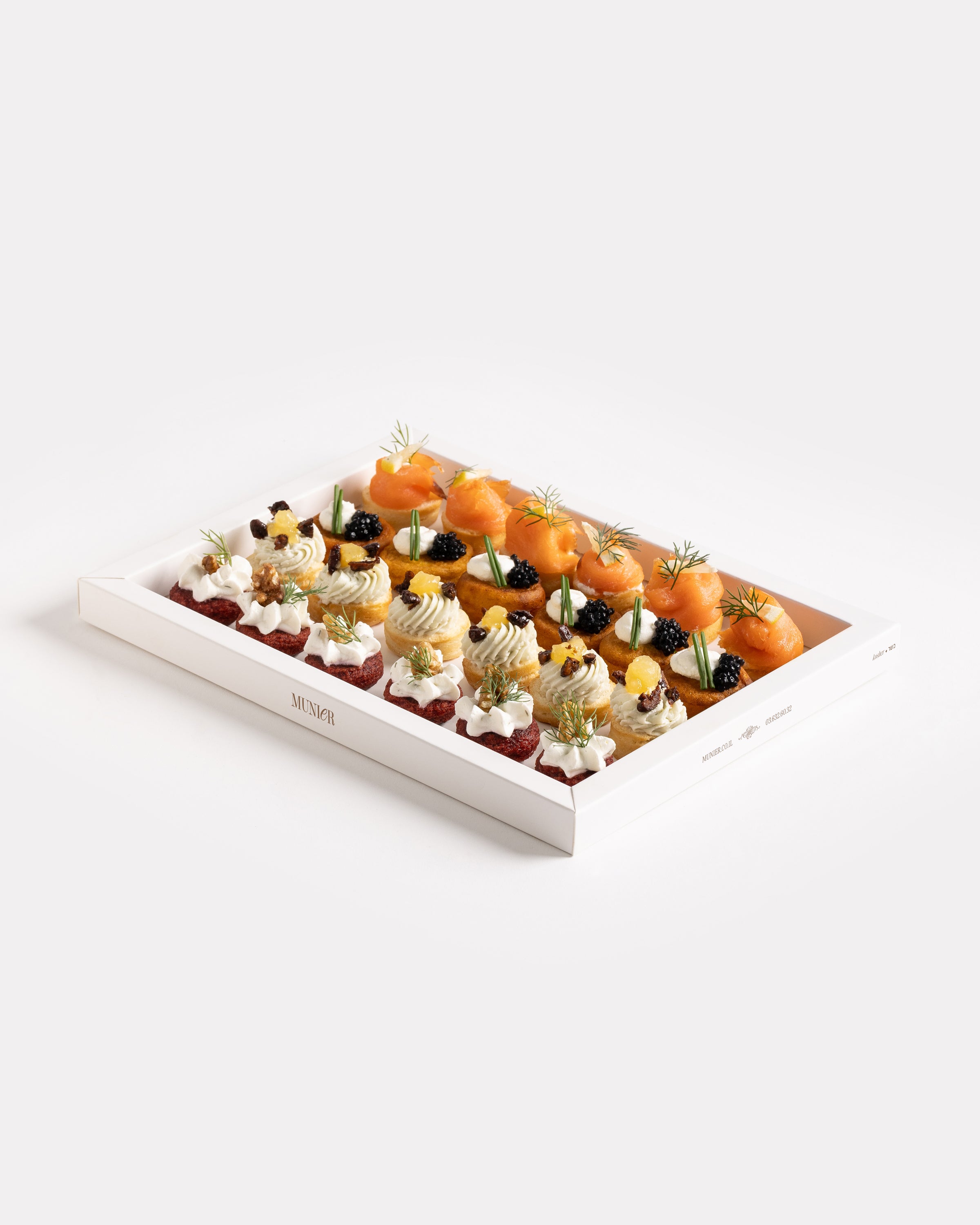 מגש קאנאפס 24 יחידות