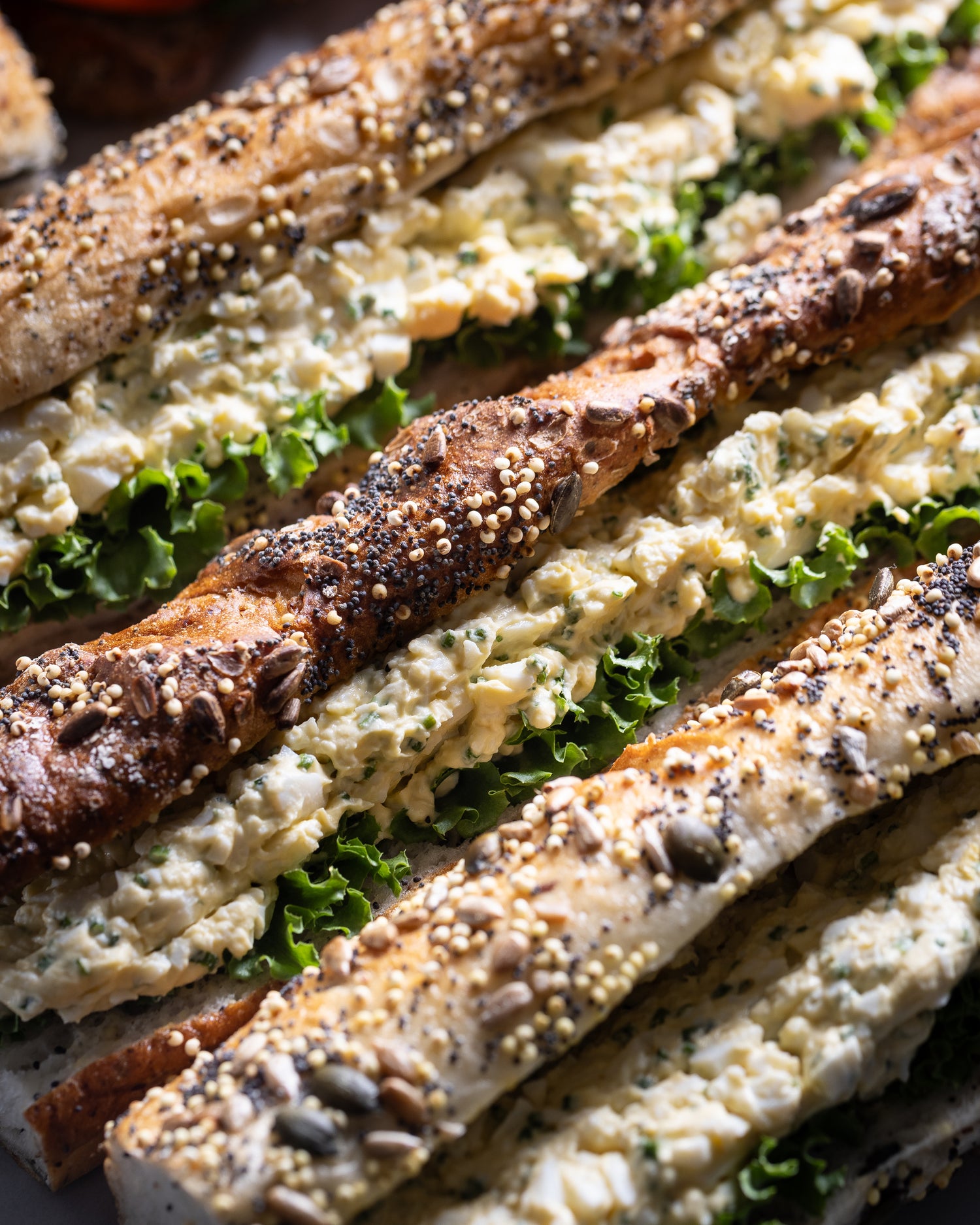 מגש כריכי סלט ביצים ללא קמח חיטה 12 יחידות