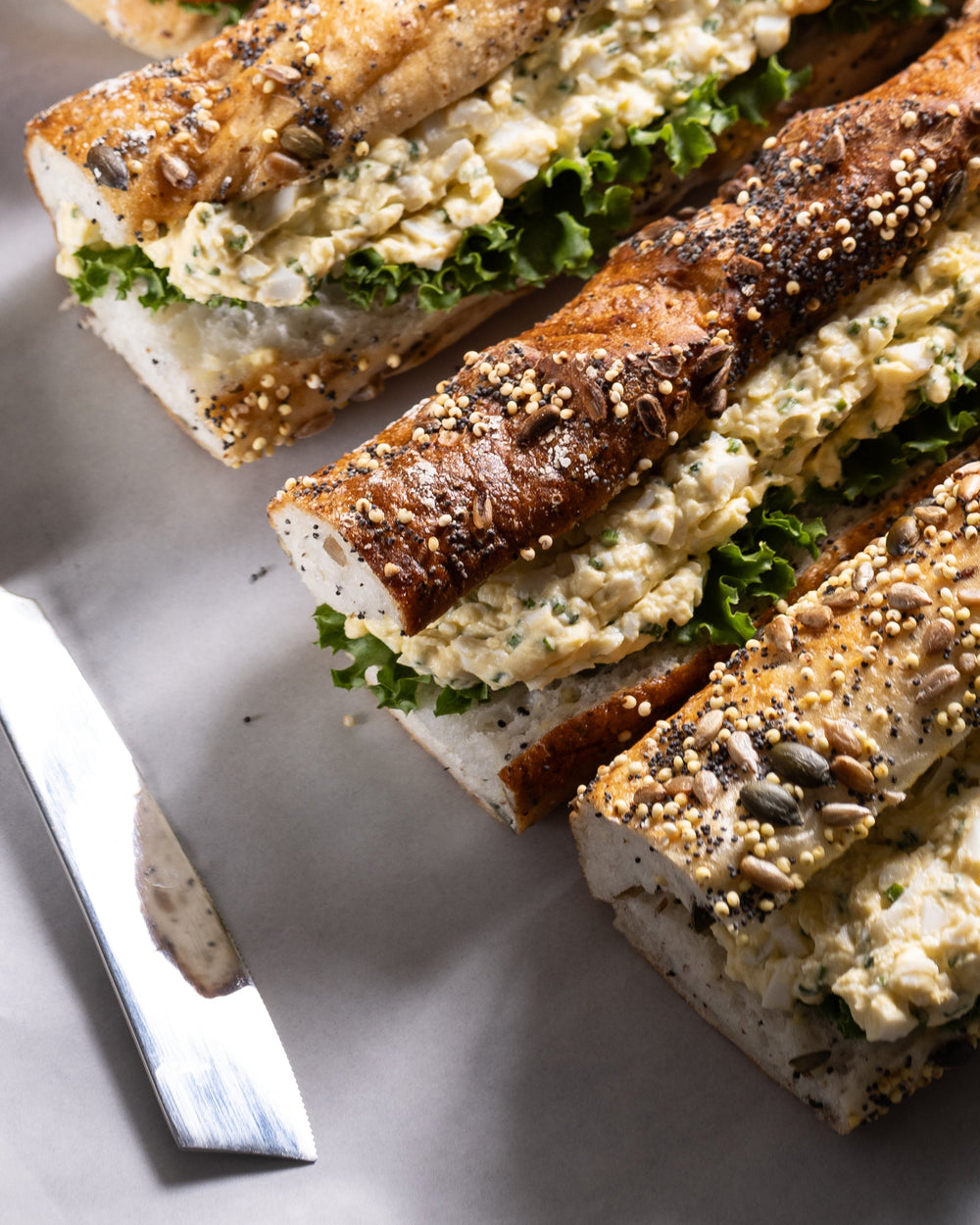 מגש כריכי סלט ביצים ללא קמח חיטה 12 יחידות