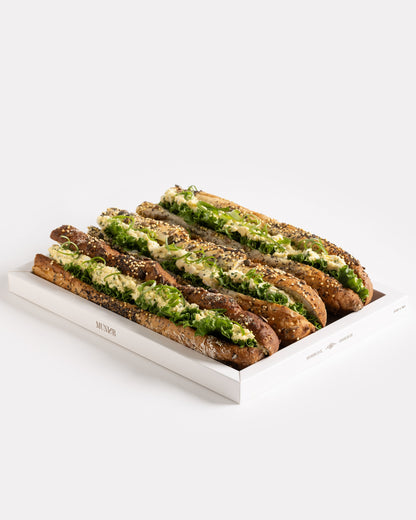 מגש כריכי סלט ביצים ללא קמח חיטה 12 יחידות