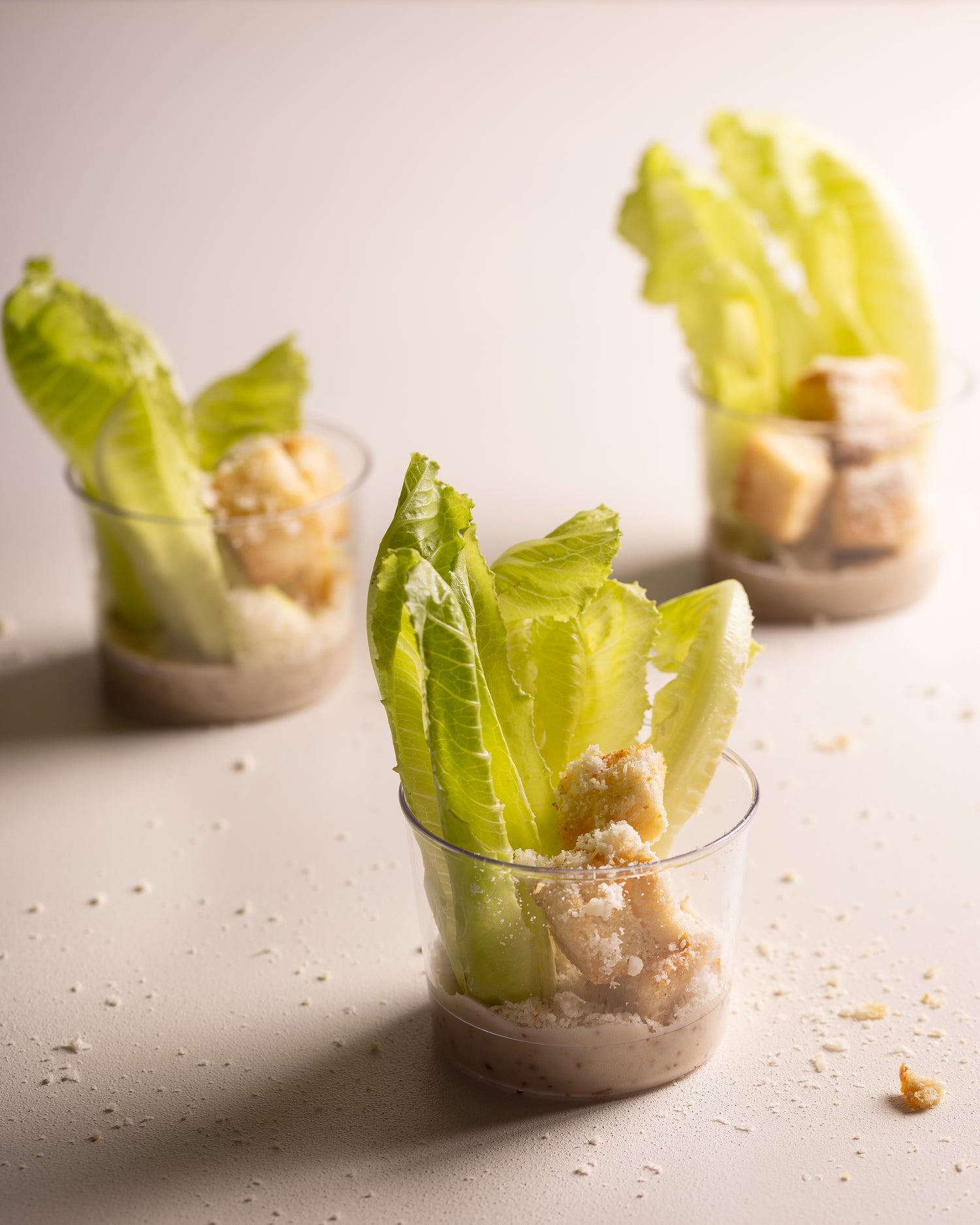 מגש כוסיות טאפס סלט קיסר 13 יחידות