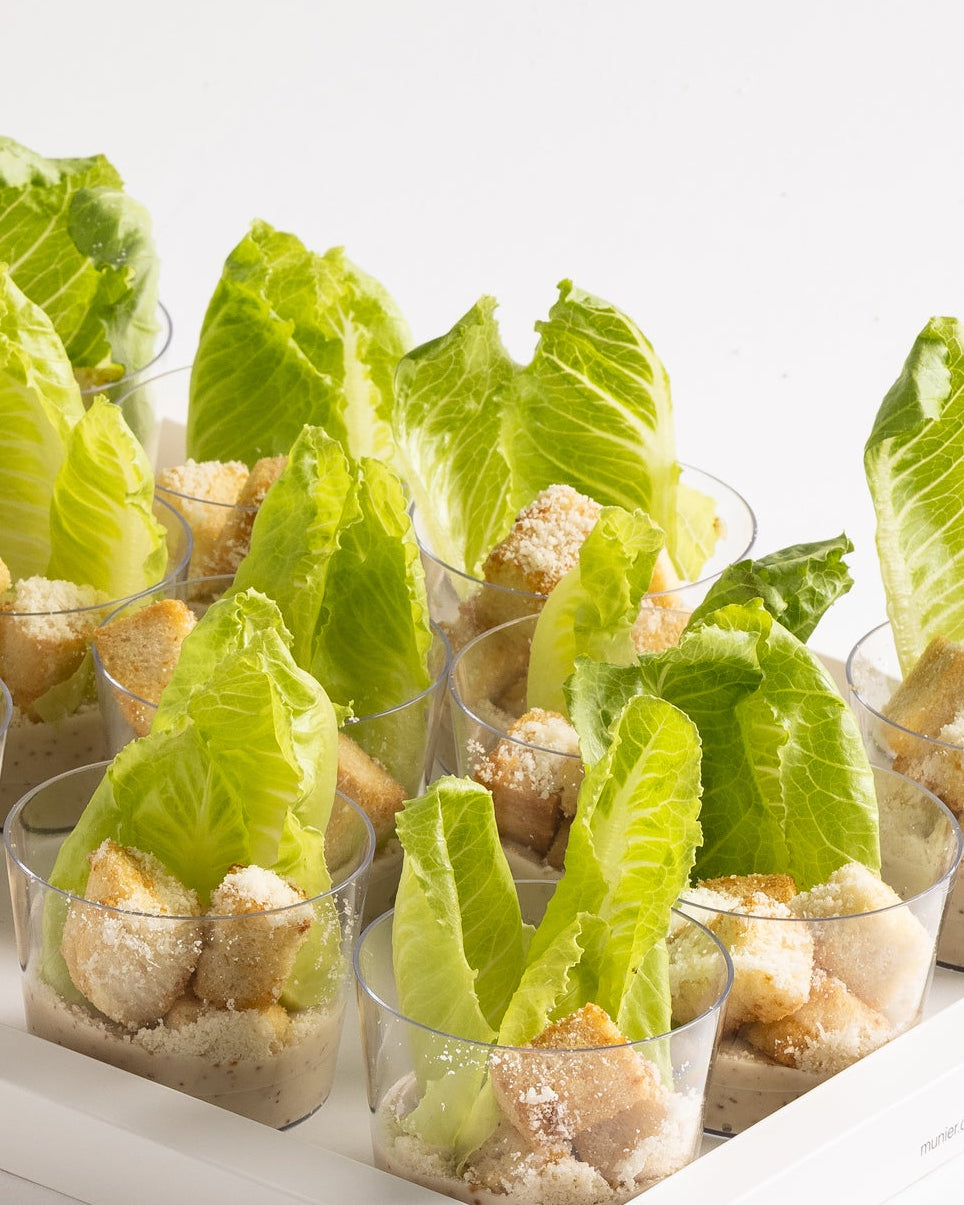 מגש כוסיות טאפס סלט קיסר 13 יחידות